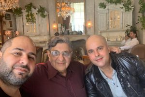 Naum Koen Наум Коэн Наум Коен with Cyrus S. Poonawalla and Vikram Singh Lamba